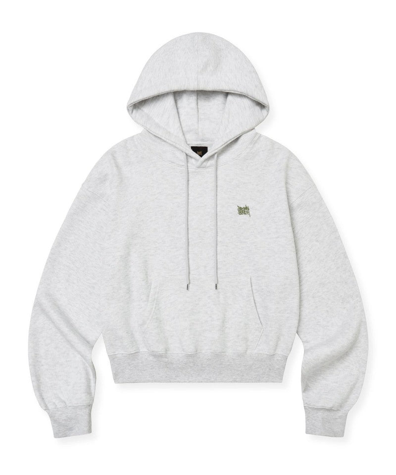 女款【WE ARE】韓國BROWNBREATH 短版刷毛帽T BKWWHDC01