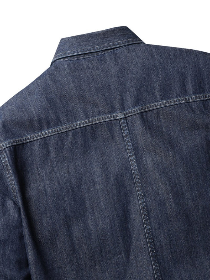 【WE ARE】韓國POLHAM休閒牛仔襯衫PHF4WC1049