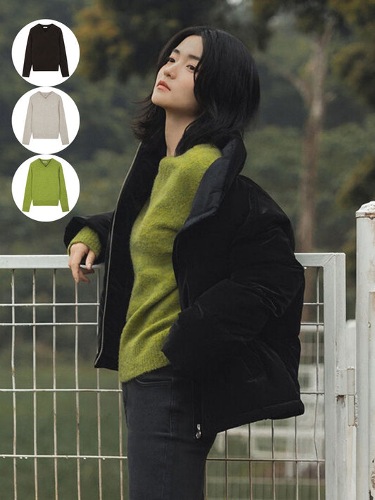 【WE ARE】韓國POLHAM休閒V領毛衣PHF4EV2010