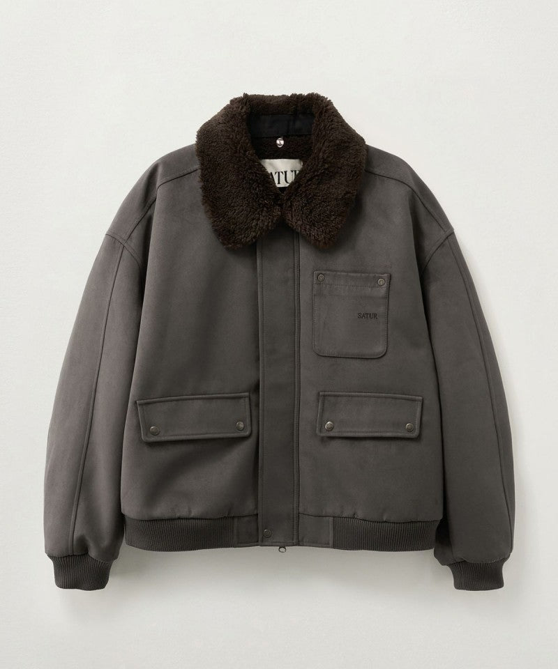 男女同款【WE ARE】韓國Satur毛絨外套SA254MJP06
