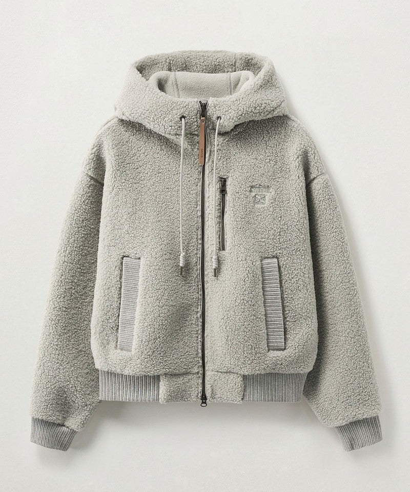 女款【WE ARE】韓國Satur連帽毛絨外套SA254WTJ07