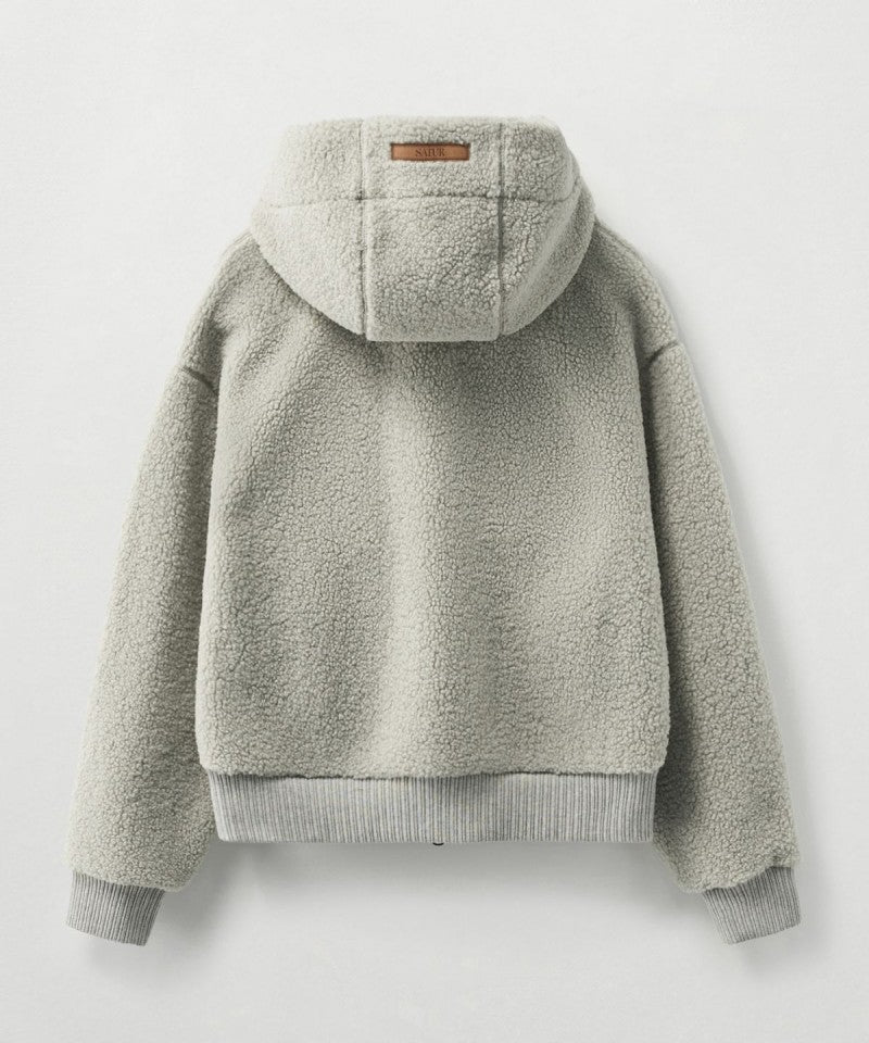 女款【WE ARE】韓國Satur連帽毛絨外套SA254WTJ07