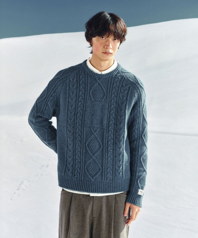 男女同款【WE ARE】韓國Satur毛衣SA254UKT15