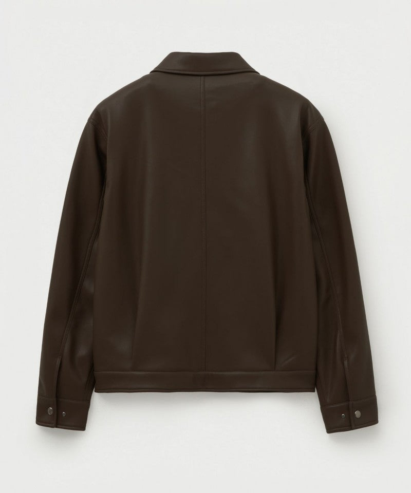 男女同款【WE ARE】韓國Satur皮衣外套SA253UJK12