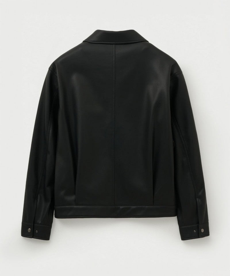 男女同款【WE ARE】韓國Satur皮衣外套SA253UJK12