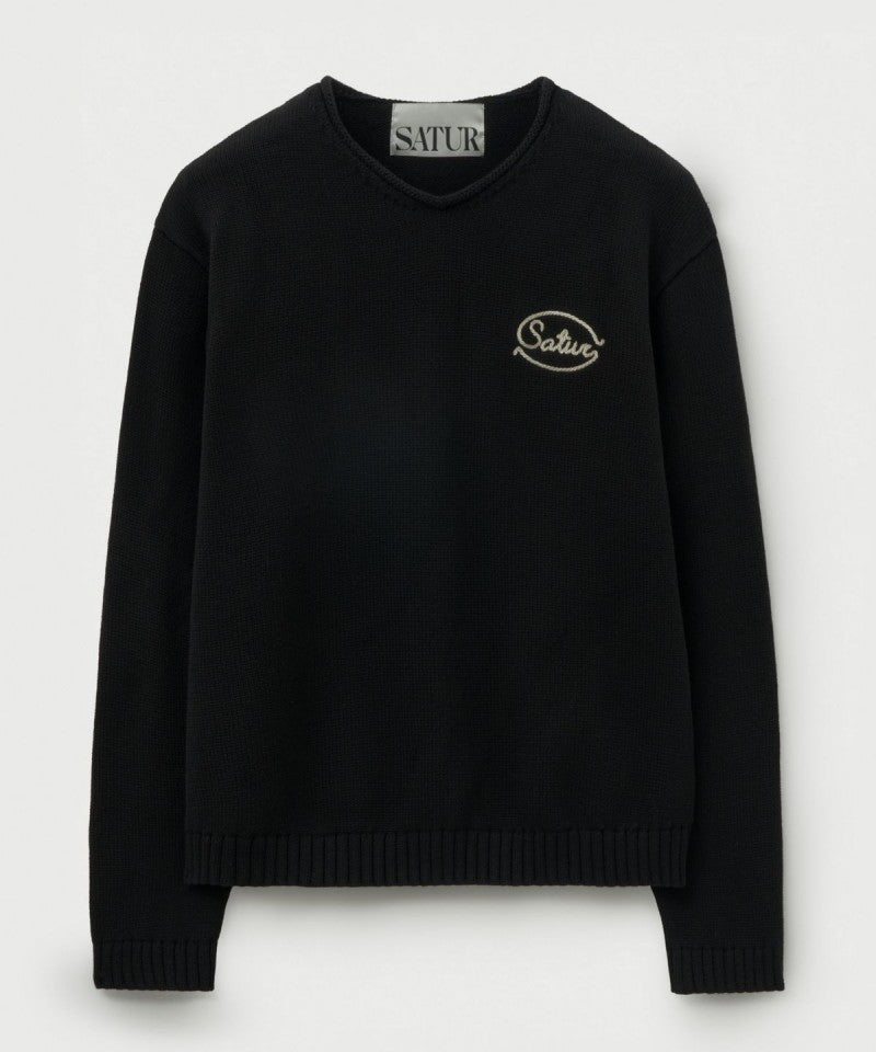 男女同款【WE ARE】韓國Satur針織毛衣SA253UKT05