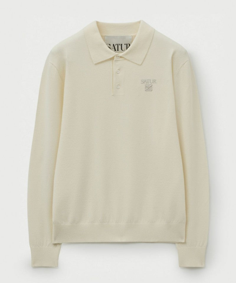 男款【WE ARE】韓國Satur針織POLO衫毛衣SA253MKT34