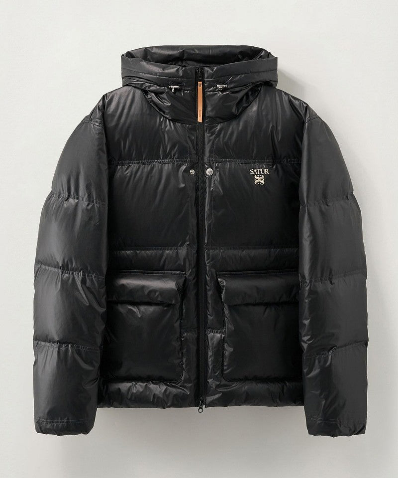 男女同款【WE ARE】韓國Satur連帽羽絨服外套SA254UDW07