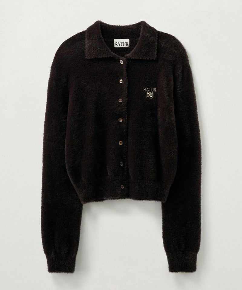 女款【WE ARE】韓國Satur毛絨開衫外套SA254WKC11