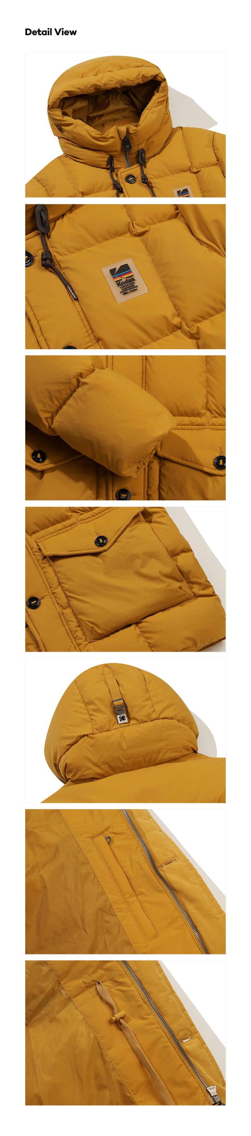 【WE ARE】韓國KODAK柯達連帽羽絨服外套K5423LDJ95