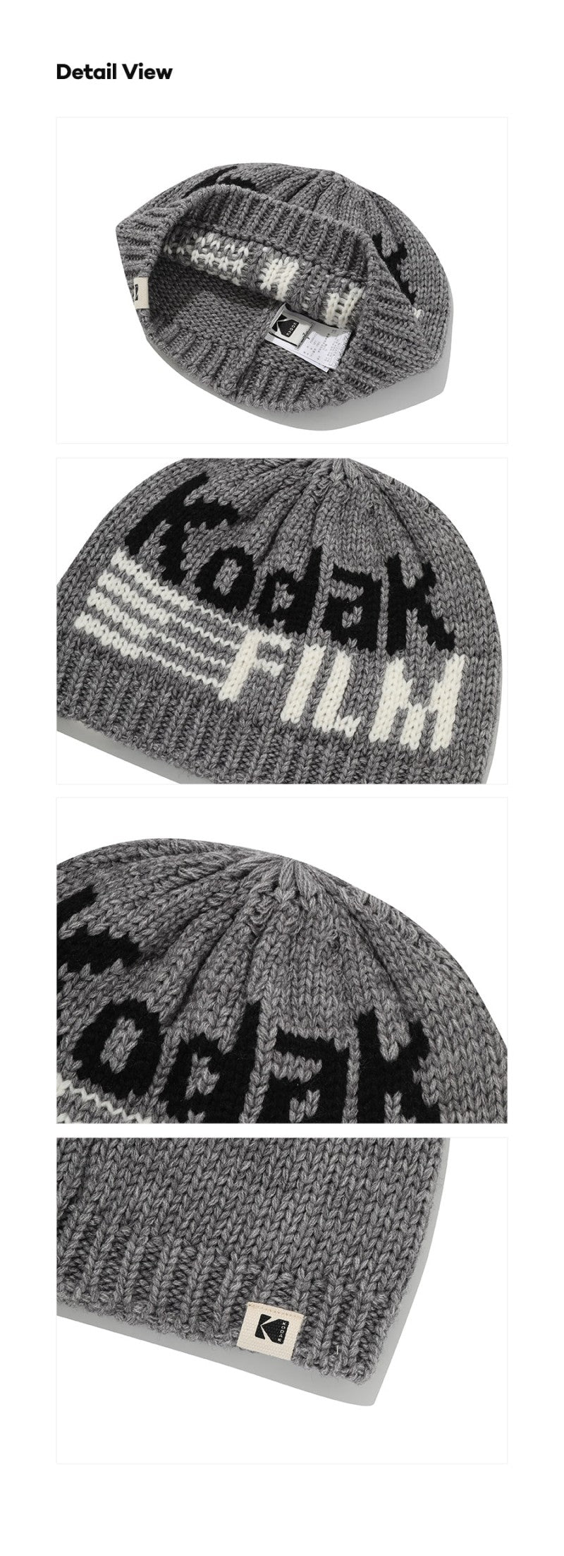 【WE ARE】韓國KODAK柯達針織毛線帽K5443LKCC1