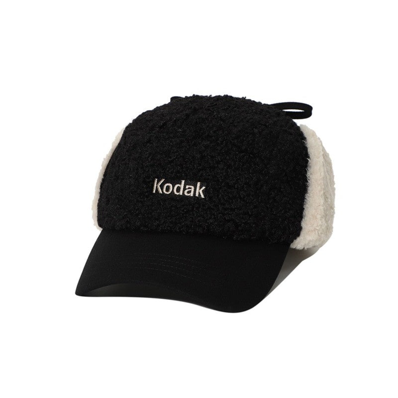 【WE ARE】韓國KODAK柯達抓絨護耳帽棒球帽K5443LCPN1