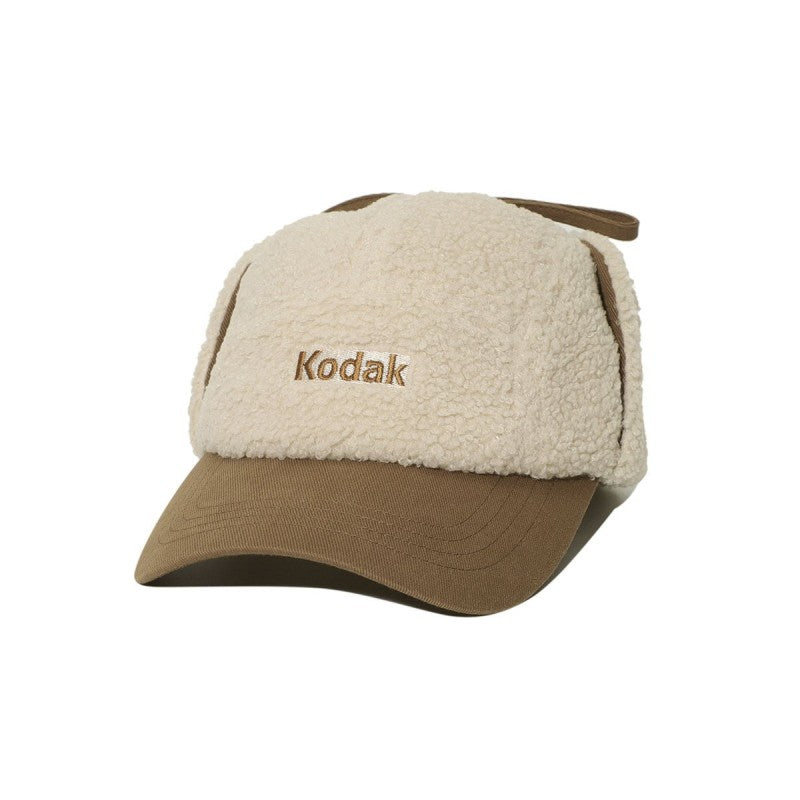 【WE ARE】韓國KODAK柯達抓絨護耳帽棒球帽K5443LCPN1