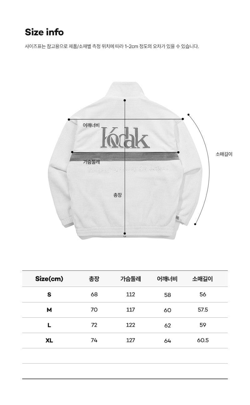 【WE ARE】韓國KODAK柯達燈芯絨外套K5423LFTJ1