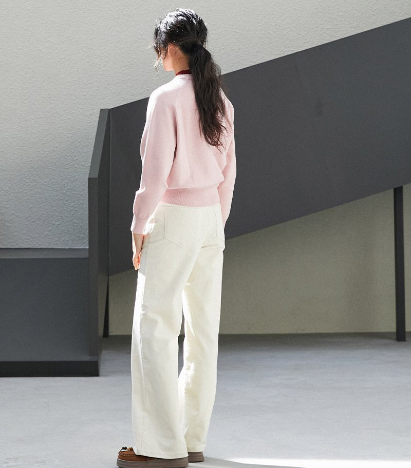 【WE ARE】韓國LAP 下擺三扣針織毛衣 AR4KHA69