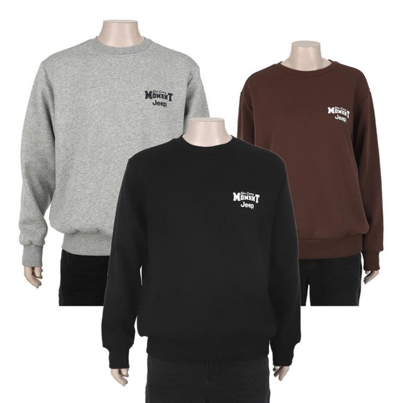 【WE ARE】韓國JEEP休閒圓領大學T衛衣JQ4TSU882