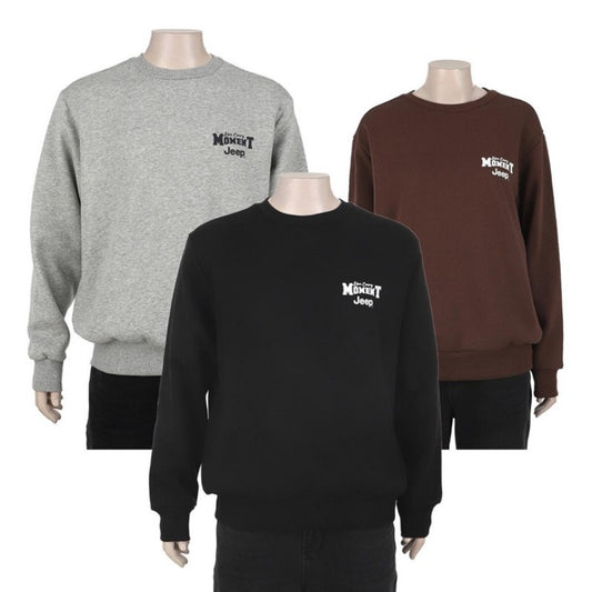 【WE ARE】韓國JEEP休閒圓領大學T衛衣JQ4TSU882