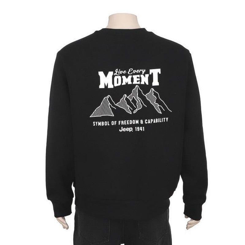 【WE ARE】韓國JEEP休閒圓領大學T衛衣JQ4TSU882