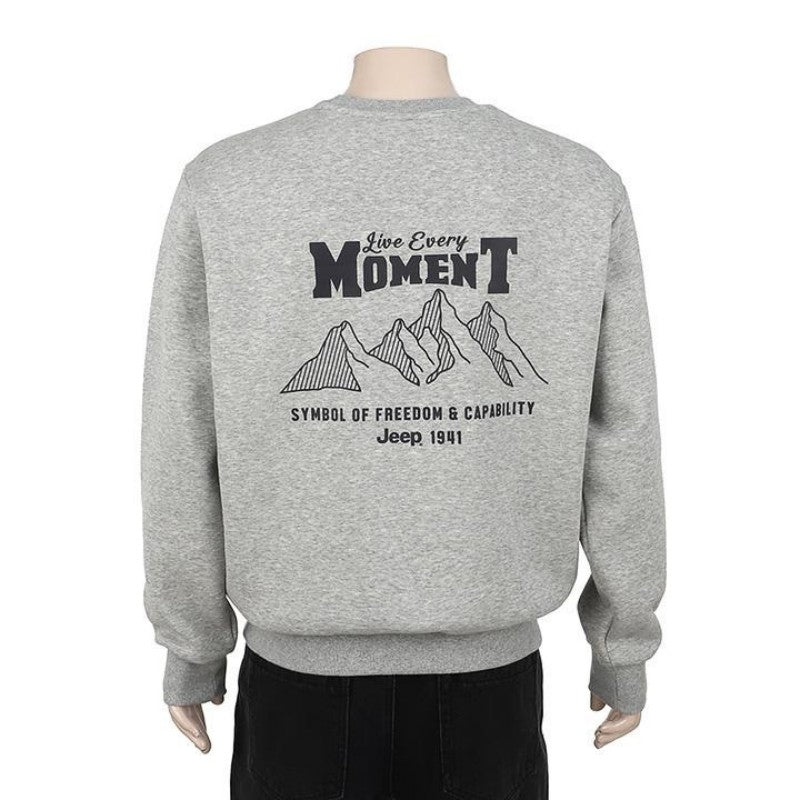 【WE ARE】韓國JEEP休閒圓領大學T衛衣JQ4TSU882