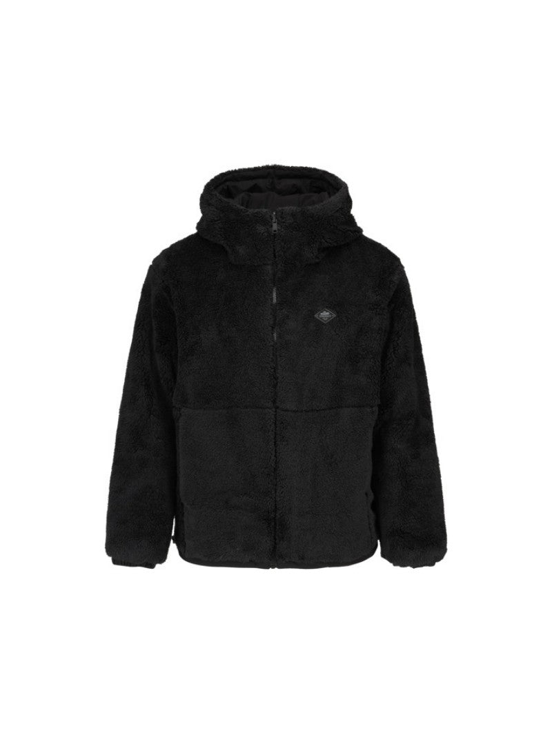 男女同款【WE ARE】韓國POLHAM羊羔毛連帽雙面外套