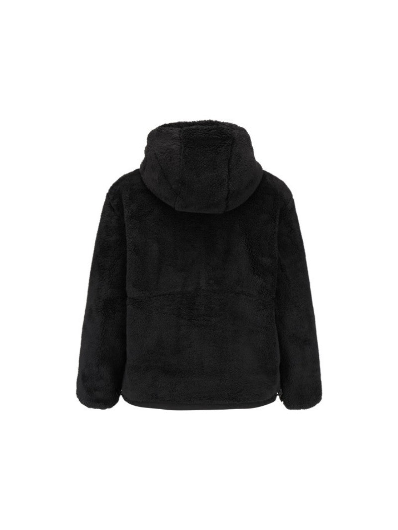 男女同款【WE ARE】韓國POLHAM羊羔毛連帽雙面外套