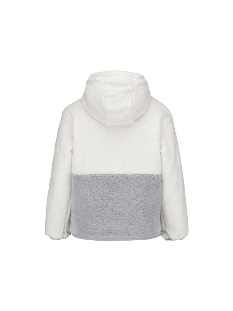 男女同款【WE ARE】韓國POLHAM羊羔毛連帽雙面外套