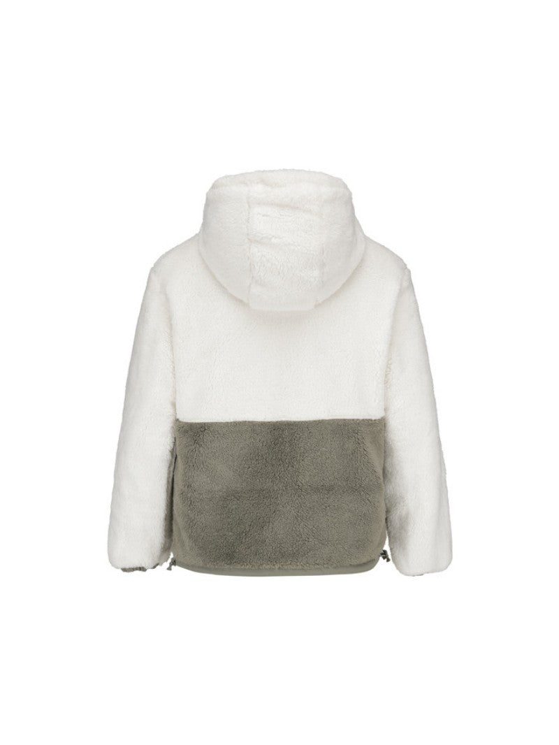 男女同款【WE ARE】韓國POLHAM羊羔毛連帽雙面外套