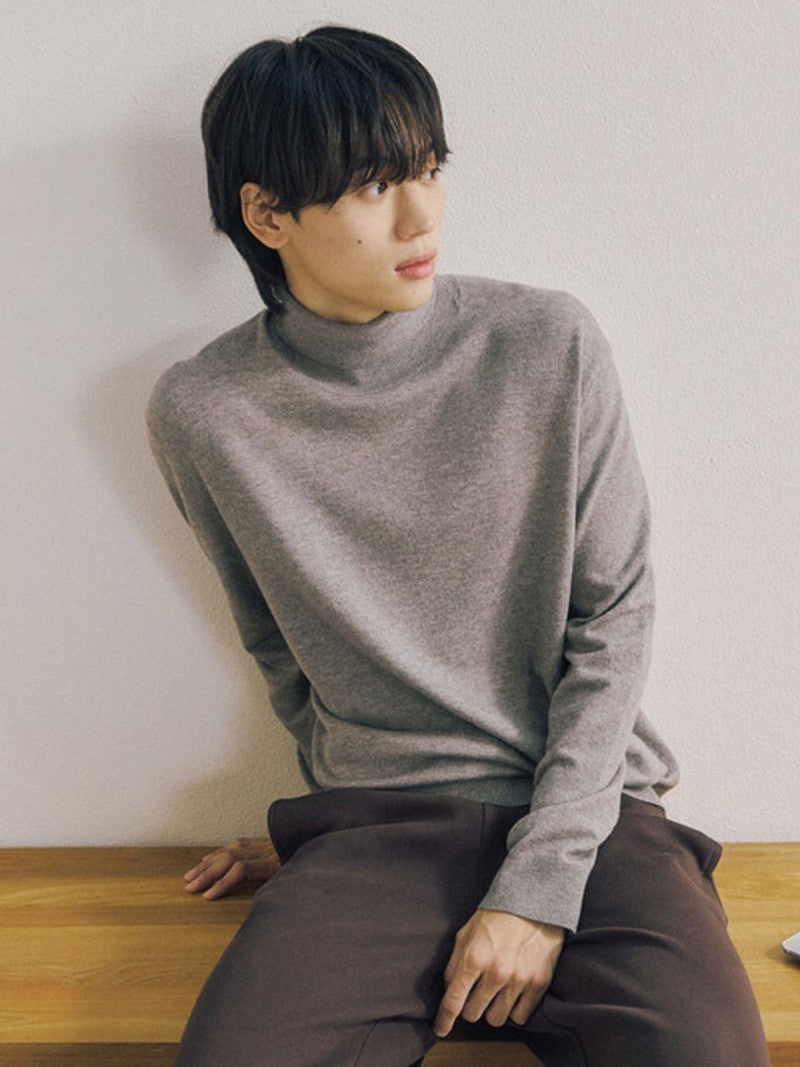 男款【WE ARE】韓國POLHAM羊毛混坊高領毛衣PHF4EU1010