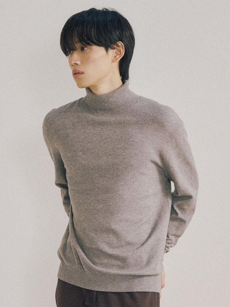 男款【WE ARE】韓國POLHAM羊毛混坊高領毛衣PHF4EU1010