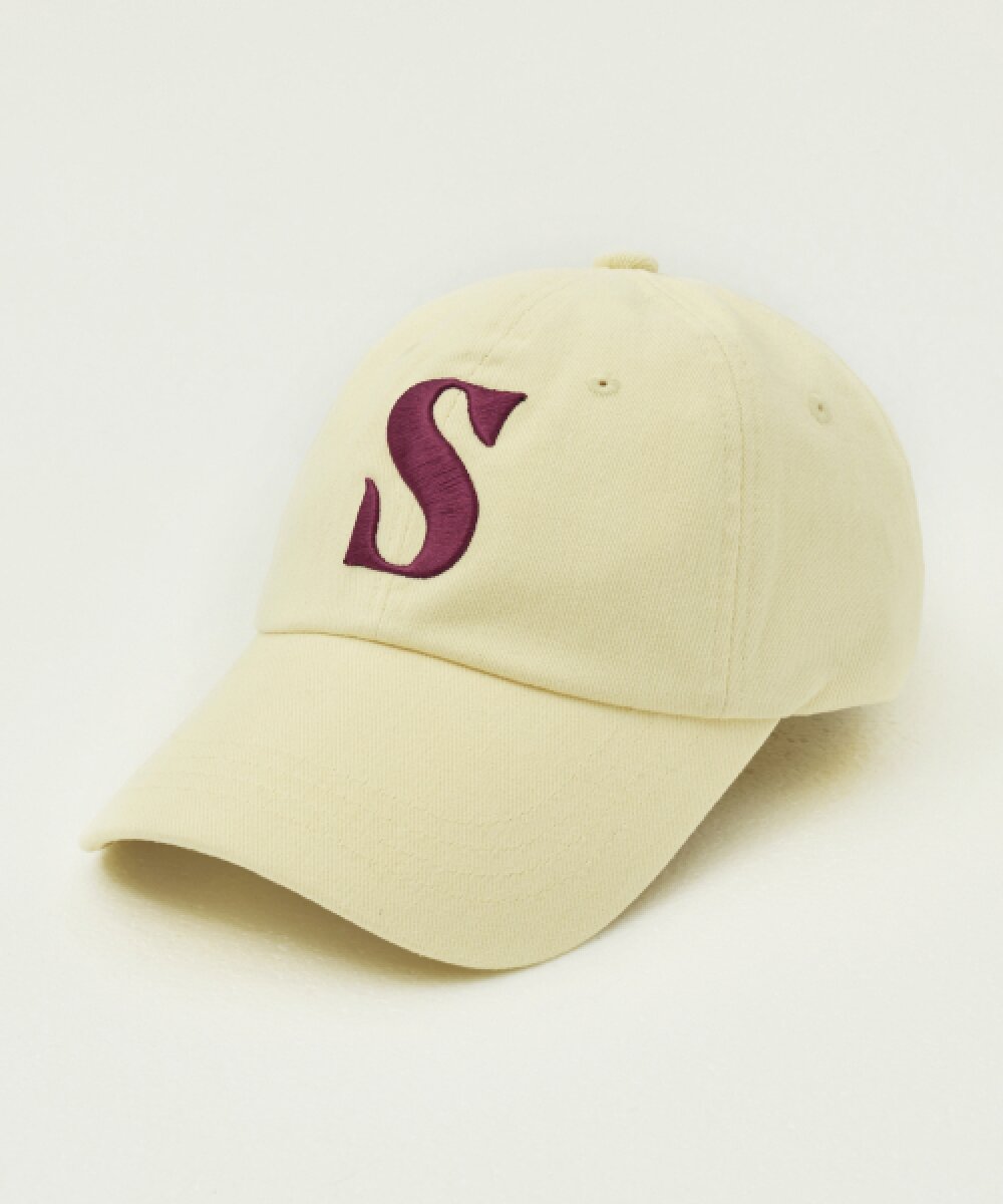 【WE ARE】Korea Satur casual big letter S baseball cap SA255UAP02/SA255UAP03
