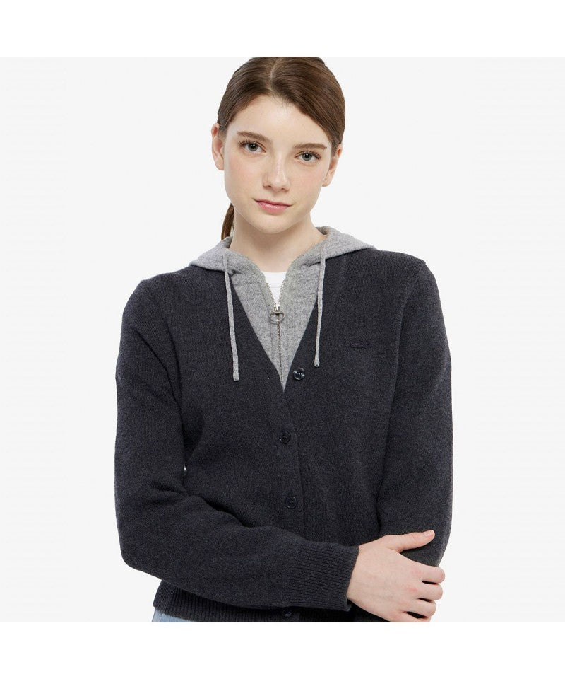 女款【WE ARE】韓國LACOSTE鱷魚開衫外套AF209E55N