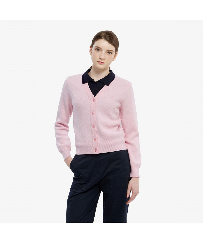 女款【WE ARE】韓國LACOSTE鱷魚開衫外套AF209E55N