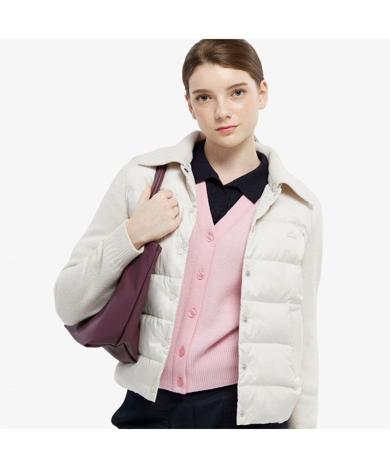 女款【WE ARE】韓國LACOSTE鱷魚開衫外套AF209E55N