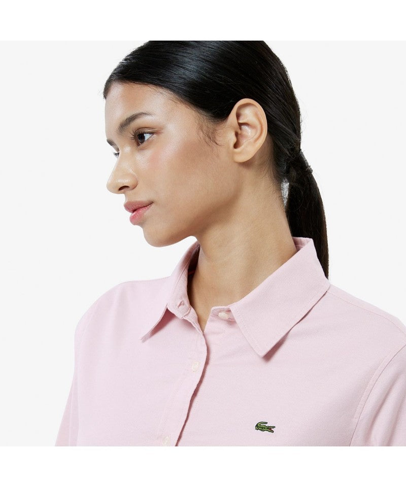 女款【WE ARE】韓國LACOSTE鱷魚襯衫CF224E55N