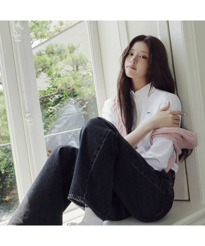 女款【WE ARE】韓國LACOSTE鱷魚襯衫CF224E55N