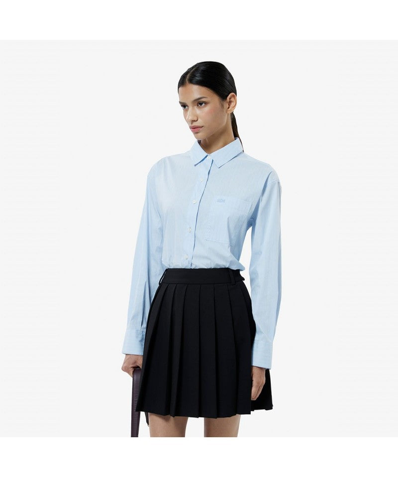 女款【WE ARE】韓國LACOSTE鱷魚襯衫CF292E55N