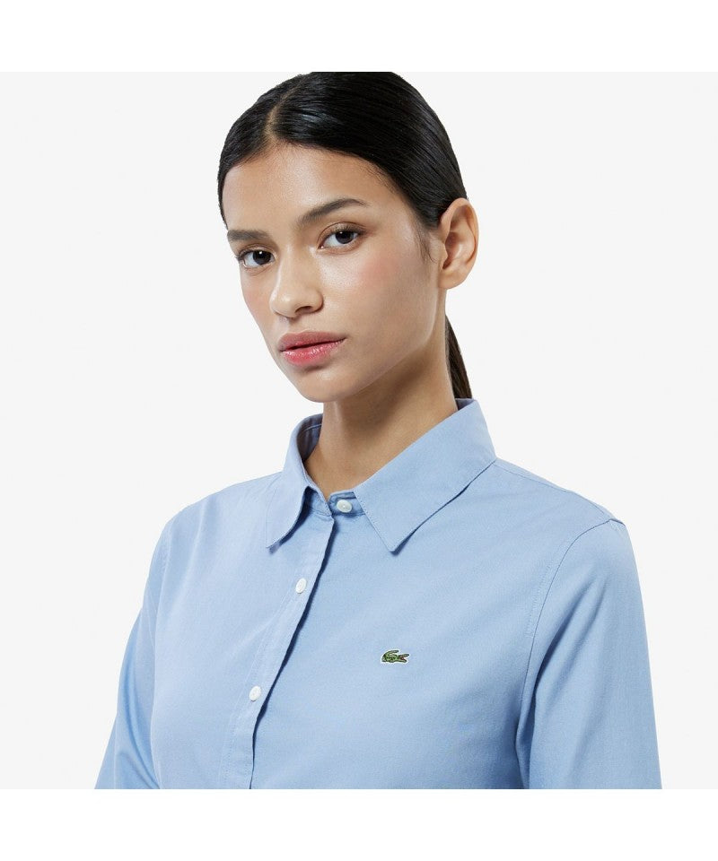 女款【WE ARE】韓國LACOSTE鱷魚襯衫CF137E55N