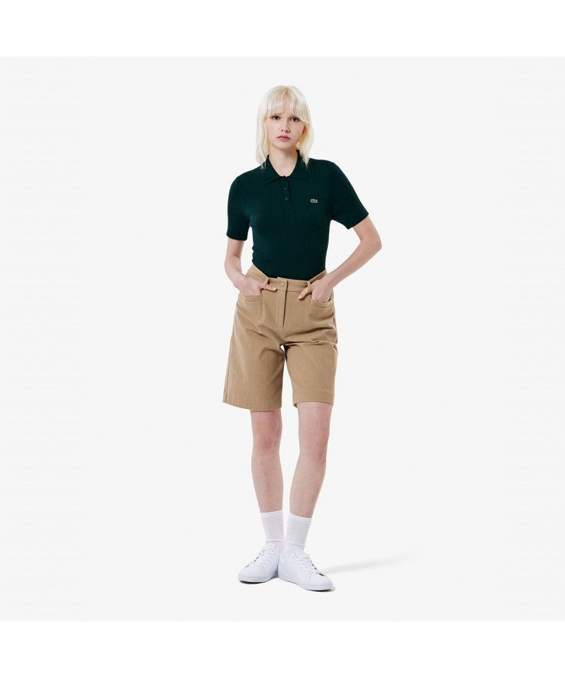 女款【WE ARE】韓國LACOSTE鱷魚POLO衫針織T恤PF570E55N