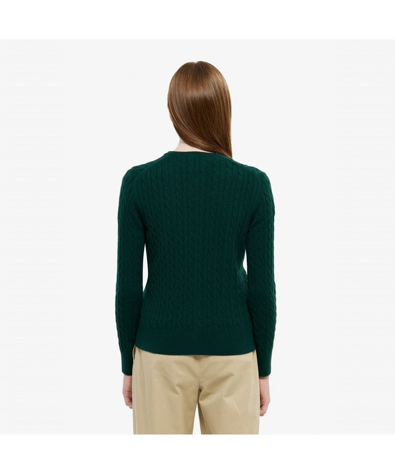 女款【WE ARE】韓國LACOSTE鱷魚針織開衫外套AF092E55N