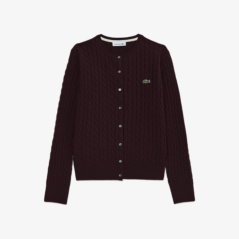 女款【WE ARE】韓國LACOSTE鱷魚針織開衫外套AF092E55N