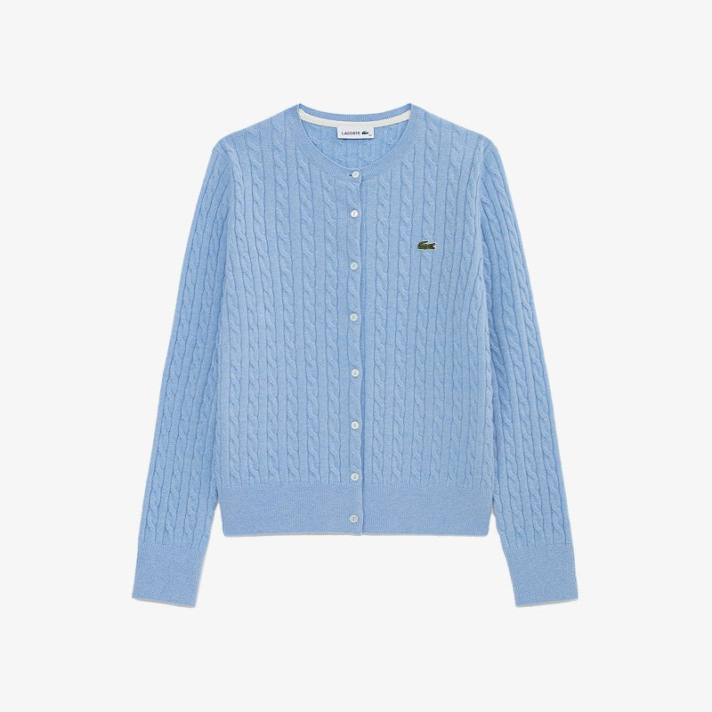 女款【WE ARE】韓國LACOSTE鱷魚針織開衫外套AF092E55N