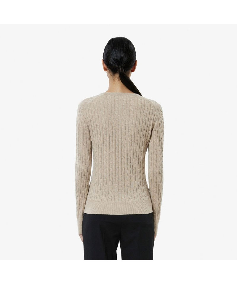 女款【WE ARE】韓國LACOSTE鱷魚針織開衫外套AF092E55N