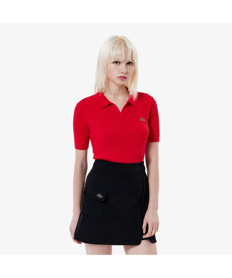 女款【WE ARE】韓國LACOSTE鱷魚POLO衫T恤PF025E55N