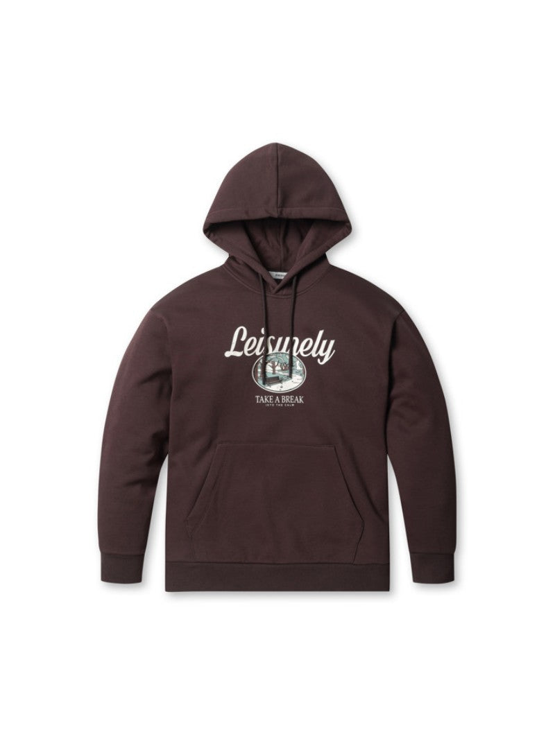 男款【WE ARE】韓國POLHAM印花連帽大學T衛衣PHF4TH1010