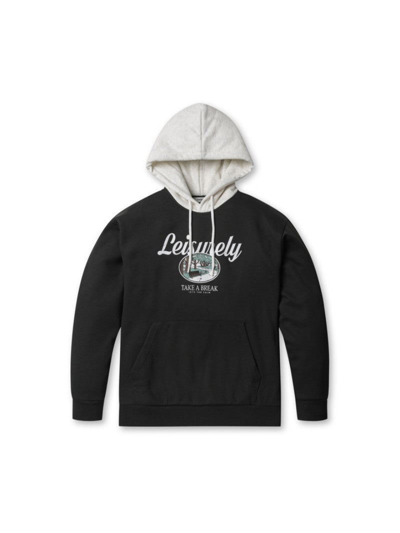 男款【WE ARE】韓國POLHAM印花連帽大學T衛衣PHF4TH1010