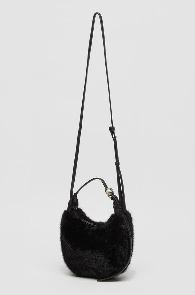 【WE ARE】韓國Archivepke Mini luv moon bag毛絨單肩斜挎包OVBRX25206