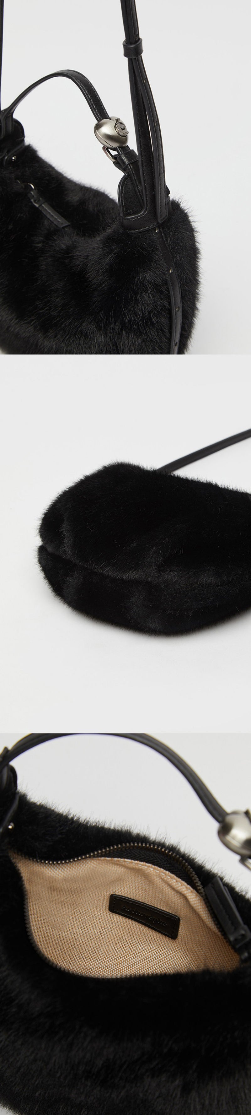 【WE ARE】韓國Archivepke Mini luv moon bag毛絨單肩斜挎包OVBRX25206