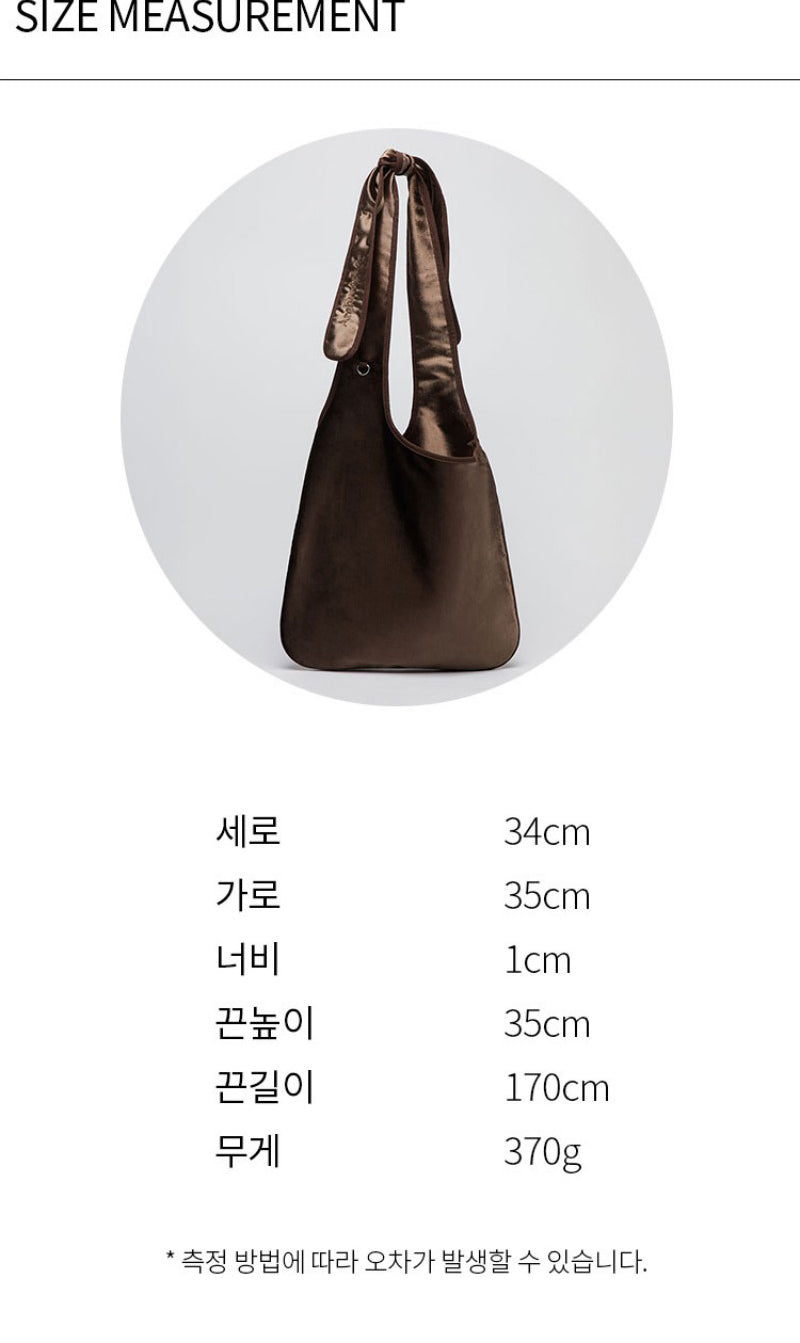 【WE ARE】韓國Archivepke Velvet knotted bag OVBSX26101