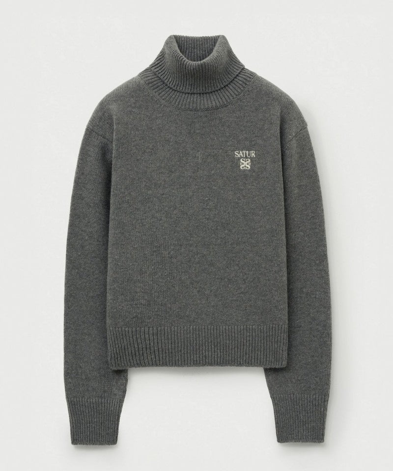 【WE ARE】韓國Satur高領針織毛衣SA254WKT23