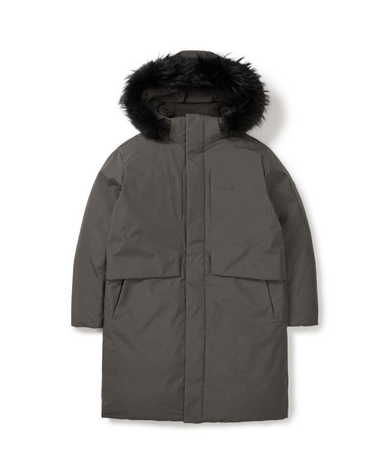 【WE ARE】韓國snow peak雪峰長款連帽鵝絨羽絨服外套S25WMPDJ06